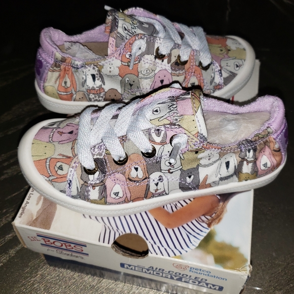 Skechers Lil BOBS Beach Bingo Dog Park Sneaker (Girls') - Picture 4 of 11